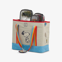 Snoopy Disco Party Dual Compartment Tote Cooler Bag
