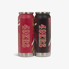 San Francisco 49ers Home & Away 16 Oz Can 2-Pack